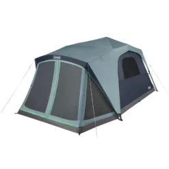 Coleman Skylodge⢠10-Person Instant Camping Tent With Screen Room, Blue Nights