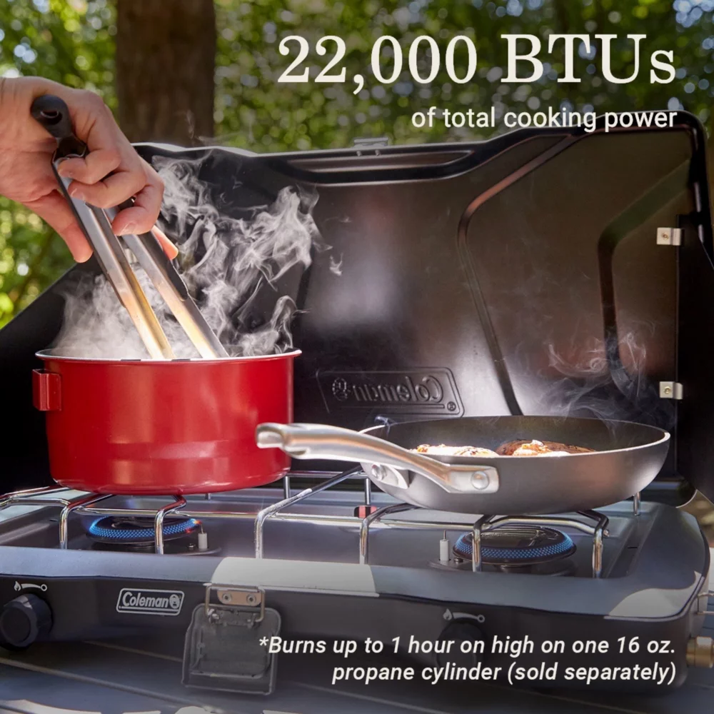 Coleman Triton™+ 2-Burner Propane Gas Camping Stove - Image 6